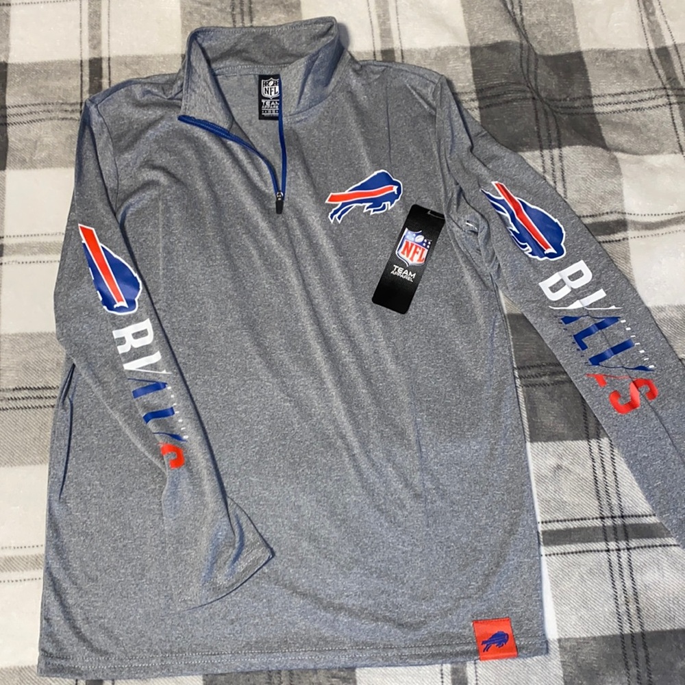 Buffalo Bills new with tags youth quarter zip pullover